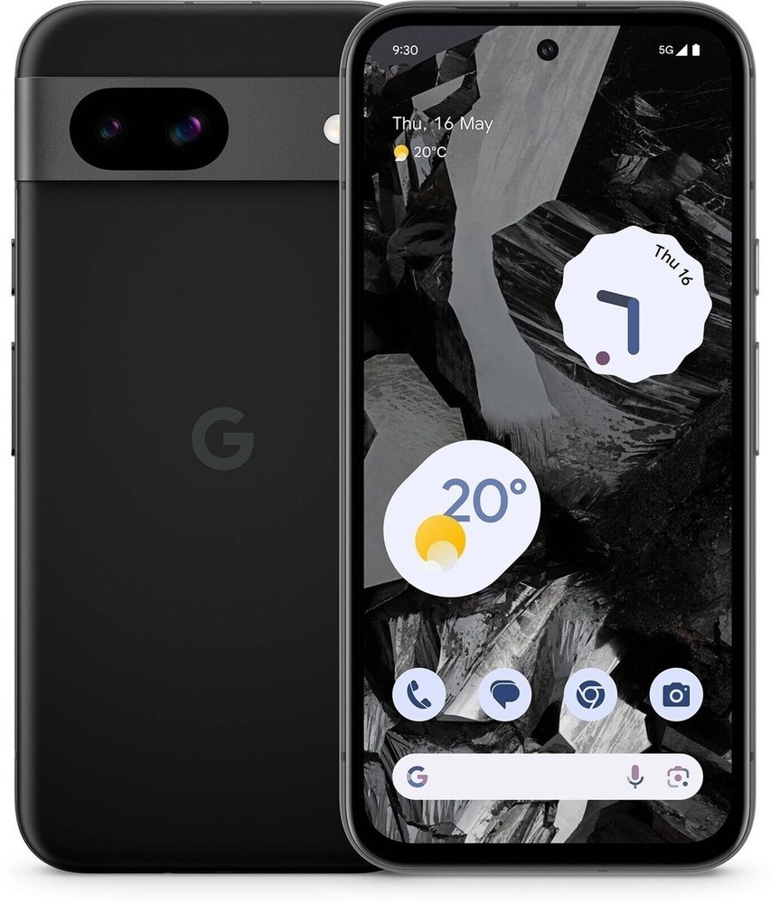 Google Pixel 8a -Black – Obsidian – 128 GB – Unlocked good**