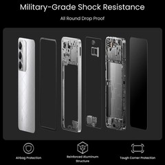 realme P3x 5G (Lunar Silver, 128 GB) (6 GB RAM) Dimensity 6400 Processor