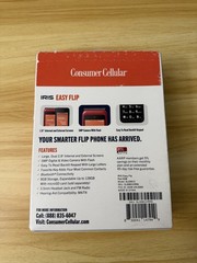 IRIS Easy Flip 2.8&Prime; 8GB Steel Gray Consumer Cellular Prepaid Cellphone