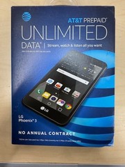 AT&T PREPAID LG Phoenix 3 Smart Phone – AT&T Prepaid Only