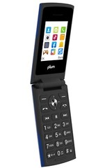 Plum Flipper LTE D280 Blue Unlocked Flip Phone & Lyca Mobile $11 Unlimited