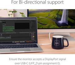 USB C to DisplayPort Cable 1.5m/5ft, Support 5K@60 Hz, 4K HDR, VESA Certified