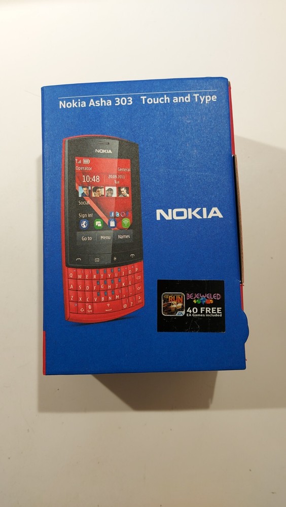 3104.Nokia Asha 303 Rare – For Collectors + Full Box – Unlocked – Like N E W