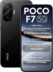 POCO F7 5G (Black, 256 GB 12 GB ) 8s Gen 4 Processor NFC 6.83&Prime; Global Version.