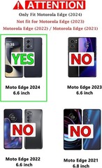 Case For Motorola Edge 2024 w/ Military Grade Drop Tested & HD Screen Protector
