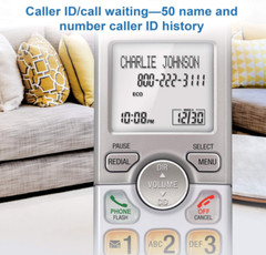 AT&T 2 Handset Cordless Home Phone System Caller ID Call Waiting Speakerphone