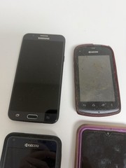 Random Lot of 8 Cell Phones Untested, for Parts or Repair Assorted Apple Samsung