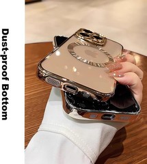 Magnetic for iPhone 13 Pro Case Clear Anti Yellow 13 Pro Case with Camera Len Pr