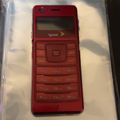UNTESTED – Samsung Upstage SPH-M620 – RED Sprint Cellular Dual Front Phone
