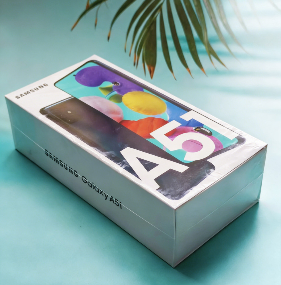New Sealed Samsung Galaxy A51 128GB Factory Unlocked Black Smartphone USA Model