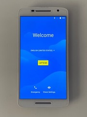 Motorola Droid Maxx 2 XT1565W 16GB White Factory Reset Good Condition