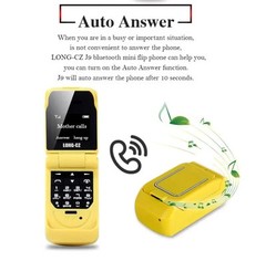 Unlocked J9 Mini Filp Dialer Cellphone GSM Mobile Card Phones FM Radio BT 3.0