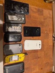 9 Mobile Handset Collection: Mixed Lot (Samsung, LG, HTC, Kyocera)