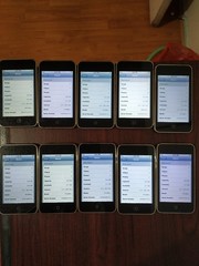 Lot of 10 Apple iPod Touch 2nd Generation 8GB A1288
