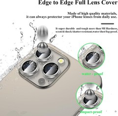 Camera Lens Protector for iPhone 16 Pro/Pro Max, 15 Pro/Pro Max – Ultra Clear