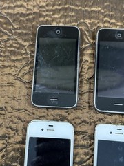 Apple iPhone Phone Lot (6) Used – No Chargers – Untested