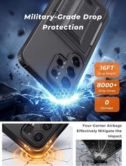 For Samsung Galaxy S26 Ultra Case Wallet Heavy Duty ArmorShockproof Rugged Cover