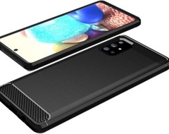 For Galaxy A71 5G Case shock absorbing flexible rubber TPU protective cover
