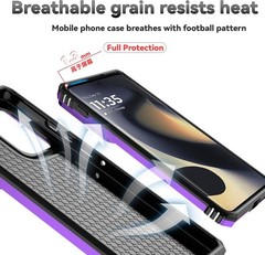 for Motorola Moto Edge 2024 Case with Tempered Glass Screen Protector Multicolor