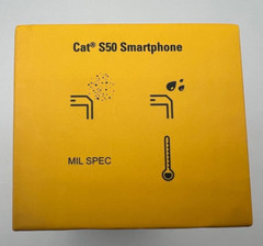 Cat S50 8GB Android Smartphone Cell Phone Locked 8MP 4.7&Prime; Rear cracked READ