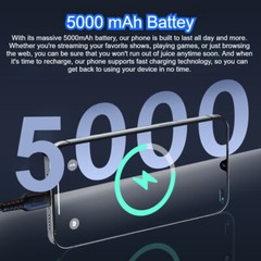 C20 Pro Smartphone Android 6.8 » Unlocked 4+64GB 5000mAh 12+24MP Dual Camera