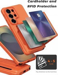 For Samsung Galaxy S26 Ultra Case Wallet Heavy Duty ArmorShockproof Rugged Cover