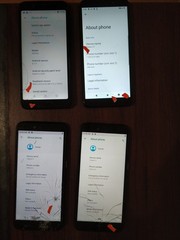 Lot of 4 Coolpad Legacy S CP3648A(2pc)/Cloud Stratus C7/TCL A502DL 16GB For part