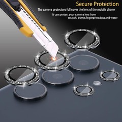 Camera Lens Protector for Samsung Galaxy S23 Ultra, Aluminum Alloy Ring