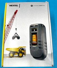 *NEW Motorola Nextel Brute i680 GRAY Cellular Phone w/Accessories FREE SHIPPING*