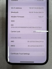 AT&T Apple iPhone 16e A3212 128GB 6.1&Prime; Black MD0D04LL/A (100% Battery)