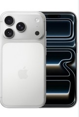 Apple Silver Smartphone Bar Style with Triple Rear Camera Sleek Design