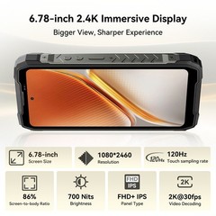 Blackview ROCK 5 4G LTE Rugged Smartphone Android 16 Builder Outdoors Unlocked