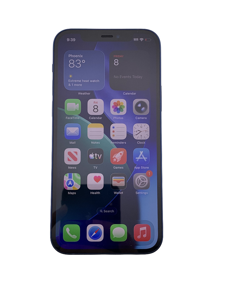 Apple iPhone 12 64GB Blue T-Mobile Locked (A2172 / MGFP3LL/A) – Grade B