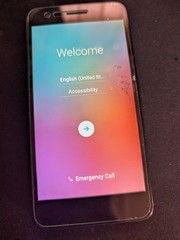 LG Rebel 4 TracFone Android Smartphone Black Tested Working