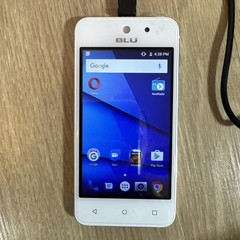 BLU Vivo 5 Mini V050Q GSM Unlocked Smartphone 4”8GB Silver Android 6.0 Used Test