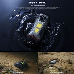 DOOGEE V Max LR 5G Rugged Phone Android 15 Mobile Waterproof Rangefinder Unlock