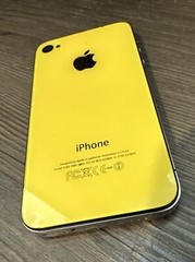 Apple iPhone 4 Custom Yellow And Black
