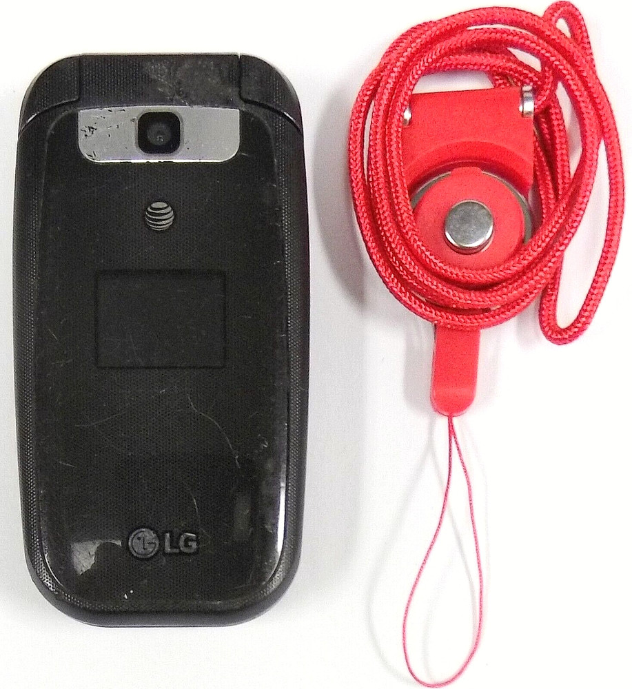 LG True B470 – Black and Gray ( AT&T ) Cellular Flip Phone – Bundled