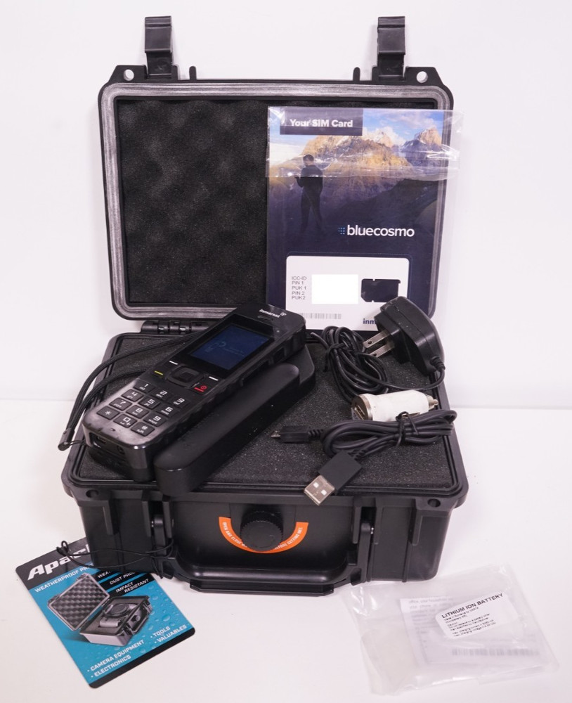 Inmarsat IsatPhone 2 Global Satellite Phone Unlocked w/NewBatterySimCardCase