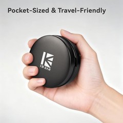 KBEAR BP06 IEMs Case, Portable Aluminum Alloy Earbuds Case for KZ ZS10 PRO, ZS12