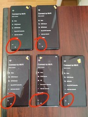 Lot of 5 Google Pixel 6 Pro 128GB For parts