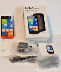 SOS Button Unlocked Android 4.2.2 Smartphone White 4&Prime; GSM900/850 Dual Sim GPS