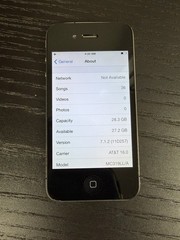 Apple iPhone 4 32GB Black Verizon A1332 GRADE C FULLY FUNCTIONAL