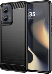 For Motorola Moto Edge 2024 Case with Shock-Absorption Flexible TPU Rubber Cover
