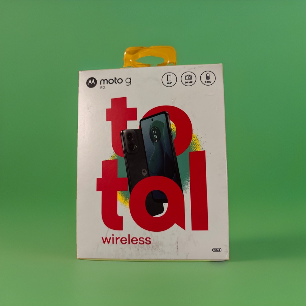 Total Wireless Motorola Moto G 5G (2024) 6.5&Prime; 128GB Prepaid Phone 50MP (Sage)