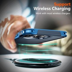Designed for iPhone 13 Pro Max Case, 10 FT Military Grade Drop Protection Cover
