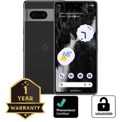 Google Pixel 7 – 128 GB – Obsidian (Unlocked) Smartphone – Excellent
