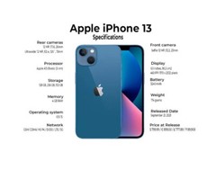 iPhone 13, UNLOCKED, 128 GB In 10/10 Perfect Condition TikTok Installed!!