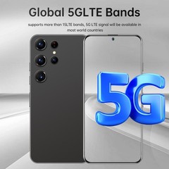 NEW S23 Ultra Unlocked 5G Smartphone Android 13 Dual SIM Mobile Phone Octa Core