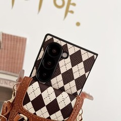 Leather Case Compatible with Samsung Galaxy Z Fold 7, Vintage Design Wallet Cove